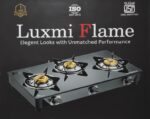 Luxmi Flame Triple Burner Black - Image 2